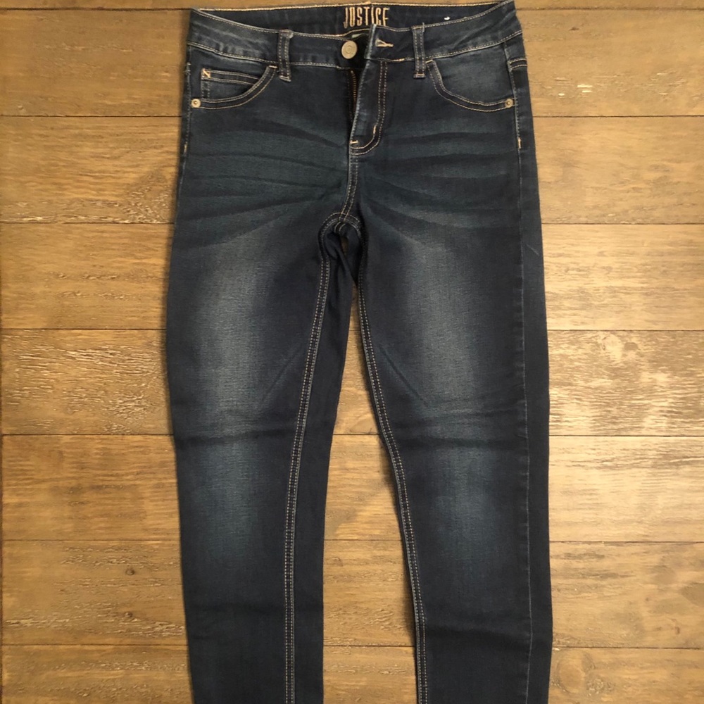 Justice Girls Super Skinny Jeans Size 12